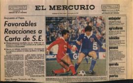 Entrevista en El Mercurio Favorables reacciones a carta de S.E.