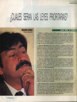 Entrevista en Revista Masterclub ¿Cuáles serán las prioridades legislativas del nuevo Congreso?