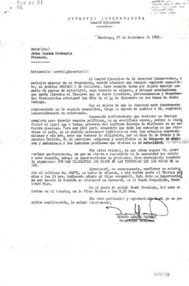 Carta a Jaime Guzmán
