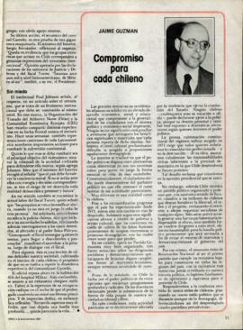 Columna en Ercilla Compromiso para cada chileno