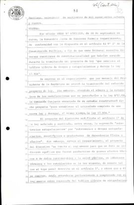 Tribunal Constitucional declara improcedente requerimiento formulado por la Junta de Gobierno sob...