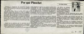 Columna en La Tercera Por qué Pinochet