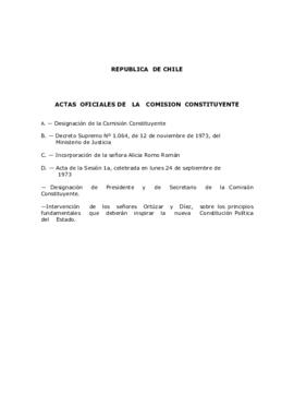 Actas Comisión Constituyente I