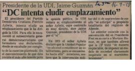 Prensa La Tercera. DC Intenta Eludir Emplazamiento