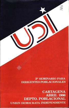 Programa del segundo "Seminario para Dirigentes Nacionales" en Cartagena