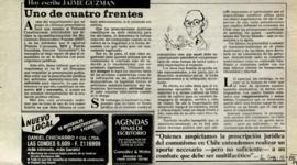 Columna en La Segunda Uno de cuatro frentes