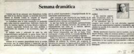 Columna en La Tercera Semana dramática