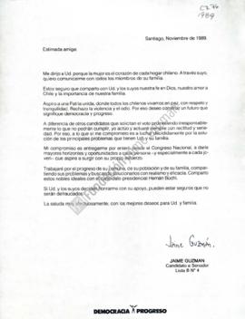 Carta de propaganda electoral