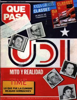 Prensa Qué Pasa. UDI Mito y Realidad