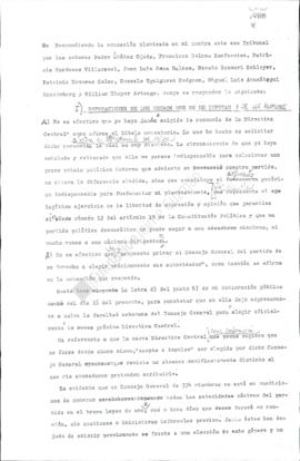 Prensa Borrador. Respondiendo Acusación de Militantes de Renovación Nacional