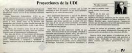 Columna en La Tercera Proyecciones de la UDI