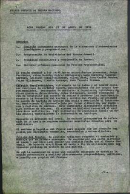 Documento Frente Juvenil 196