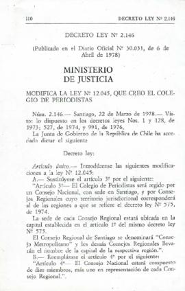 Decreto Ley n.° 2146