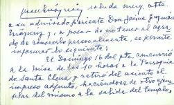 Tarjeta de visita a Jaime Guzmán