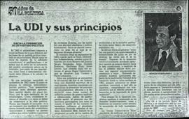 Prensa. La UDI y sus Principios