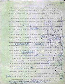 Manuscritos de "Escritos Personales": Democracia y elecciones