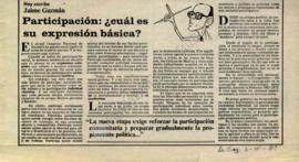 Columna en La Segunda Participación ¿Cuál es su expresión básica?