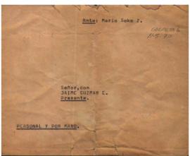Carta a Jaime Guzmán
