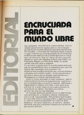 Editorial "Encrucijada para el mundo libre", Realidad año 3, número 30