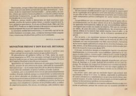 Columna en Ercilla. Monseñor Fresno y don Rafael Retamal