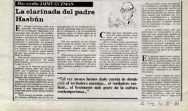Columna en La Segunda La clarinada del padre Hasbún