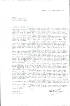 Carta a Sergio Fernandez por "El Batucano"