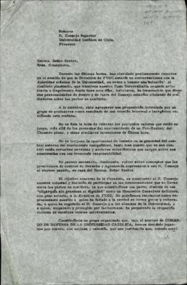 Carta al Consejo Superior PUC