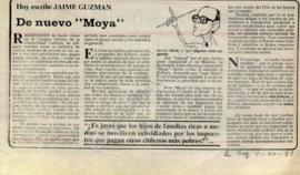 Columna en La Segunda De nuevo "Moya"