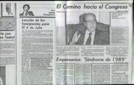 Entrevista en El Mercurio "Un nuevo paso... faltan otros"