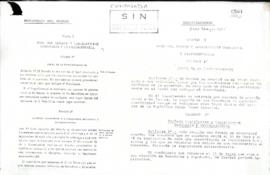 Texto antiguo de reglamento del Senado