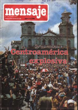 PORTADA E INDICE REVISTA "MENSAJE" Nº 319