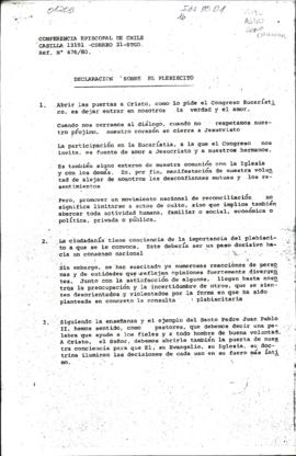 RESPUESTA DEL VATICANO A MONSENOR JORGE MEDINA SOBRE DECLARACIONES DEL JESUITA RAMON CIFUENTES
