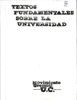 Textos fundamentales sobre la universidad