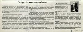 Columna en La Tercera Proyecto con carambola