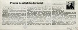 Columna en La Tercera Pisagua: la culpabilidad principal
