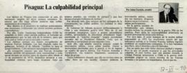 Columna en La Tercera Pisagua: la culpabilidad principal