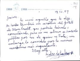 CARTA A JAIME GUZMAN