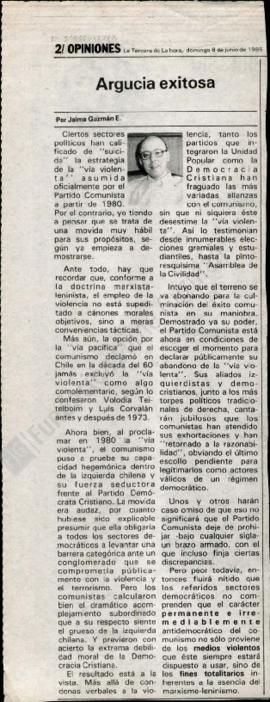 Columna en La Tercera Argucia Exitosa