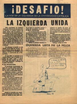 ¡Desafío! La voz de la izquierda de la Universidad Católica