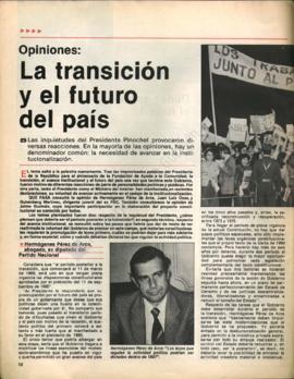 Entrevista en Qué Pasa La transición y el futuro del país