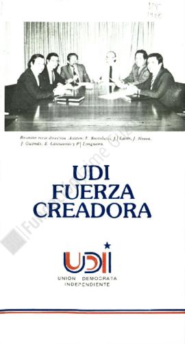 Folleto "UDI Fuerza Creadora"