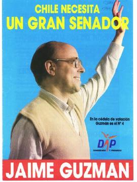 Afiche de Campaña a Senador