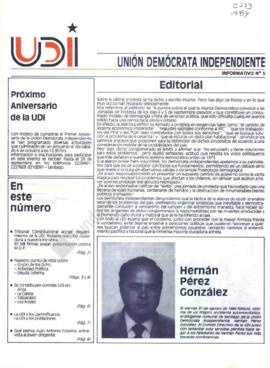 Informativo N.° 5 Unión Demócrata Independiente