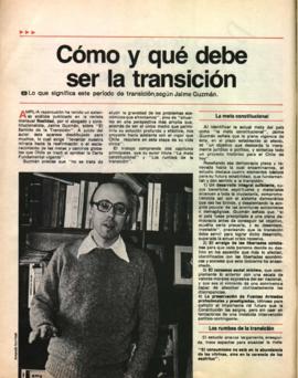 Entrevista en Qué Pasa Cómo y qué debe ser la transición