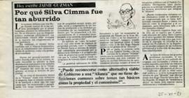 Columna en La Segunda Por qué Silva Cimma fue tan aburrido