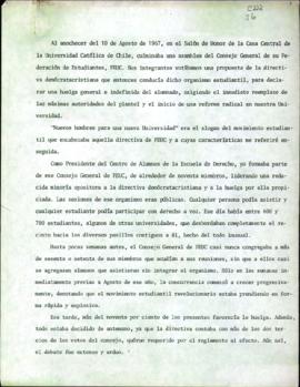 Manuscritos de "Escritos Personales": Universidad y Gremialismo