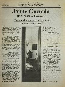 Portada La Segunda "Jaime Guzmán: Testigos"