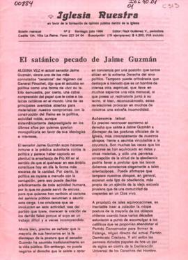 EL SATANICO PECADO DE JAIME GUZMAN
