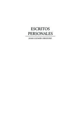 Libro Escritos personales