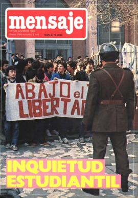 PORTADA E INDICE REVISTA "MENSAJE" Nº321